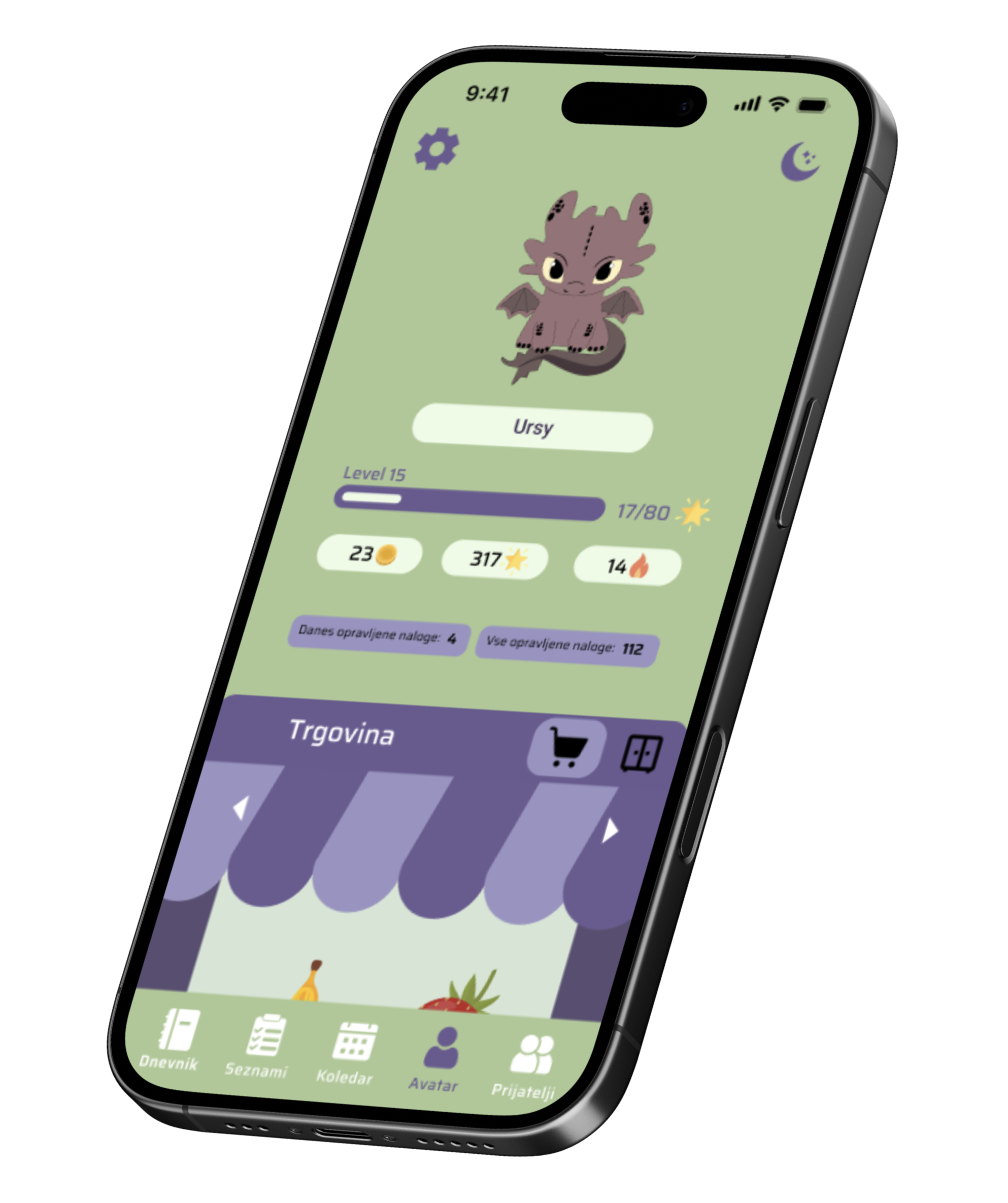 Mobilna aplikacija NaReady na prikazu telefona